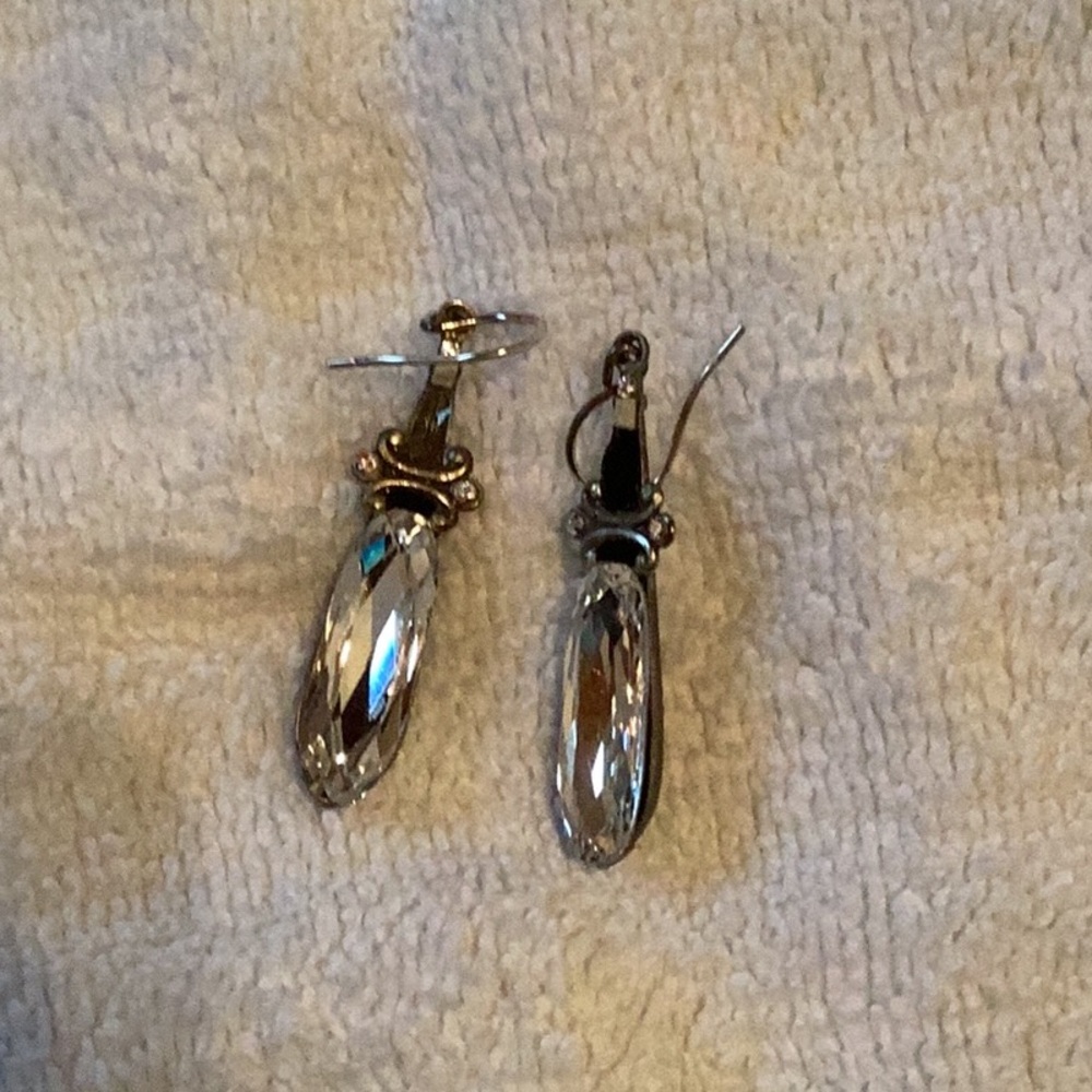 Firefly clear crystal earrings